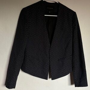 Banana Republic Dark Geometric Blazer